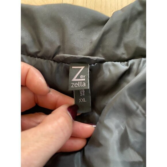 Z by Zella BNWT Mens black "Tracked Out" puffer jacket sz 2Xlarge NEW - Picture 5 of 6